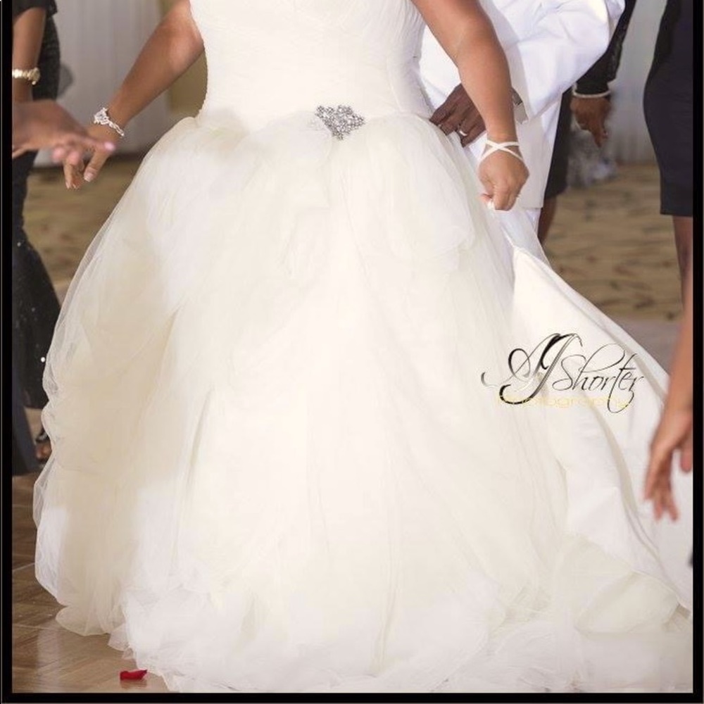 A beautiful tule Plus size Vera Wang 2013 collection bridal Style # VW 351157